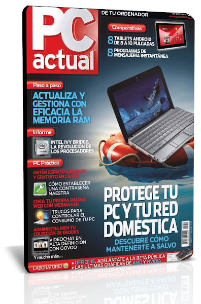Revista PC Actual N.252 Junio, [2012], Protege tu PC y tu red doméstica, Recomendada!! Pcact25212junio