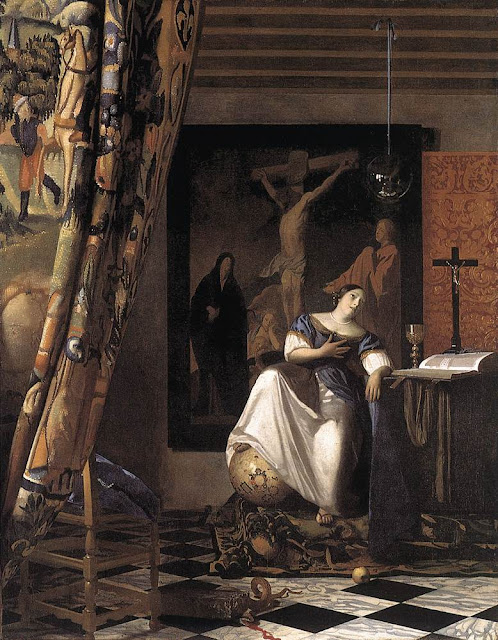 Johannes Vermeer - Allegory of the Catholic Faith