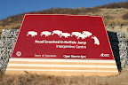 Head Smashed In sign