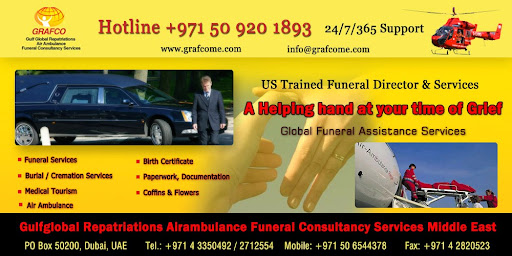GRAFCO Middle East, Office No: 306, Microcell Building, Baraha Street, POB: 50200 - Deira, Dubai - United Arab Emirates, Funeral Home, state Dubai
