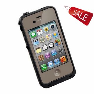 LifeProof 1001-10 Carrying Case for iPhone 4S/4 - 1 Pack - Retail Packaging - Dark Flat Earth/Black