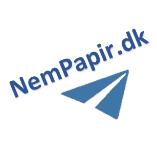 NemPapir.dk, ved Ole Stensgård Pedersen logo