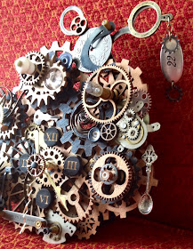 Steampunk Clock by Erin Keck, EKCreations..com