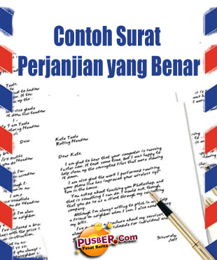 Contoh Surat Perjanjian Yang Benar
