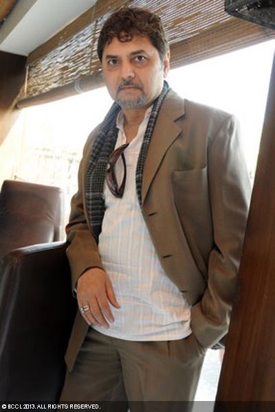 Naiyar Jafri poses for the lensman during the press conference of the film 'Aaj Ki Freedom' at Connaught Place, Delhi on January 25, 2013.