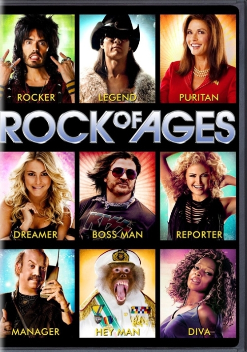Tom Cruise, Rock of Ages, RoA, DVD, Bluray, Cover, Image