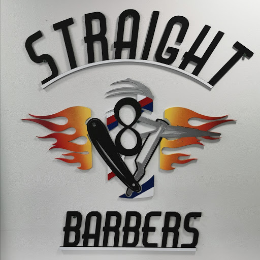 Straight 8 Barbers Aberdeen logo