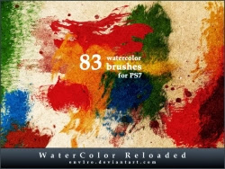 500+ Watercolor Brushes for Photoshop