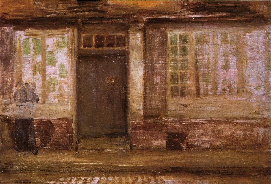 James Abbott McNeill Whistler - The Priest's Lodging, Dieppe