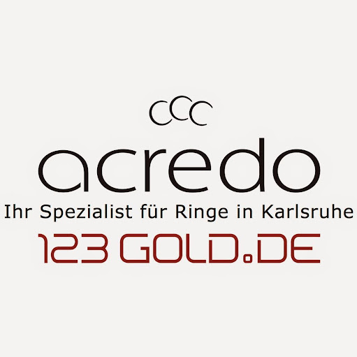 123gold Trauring-Zentrum / acredo Karlsruhe logo