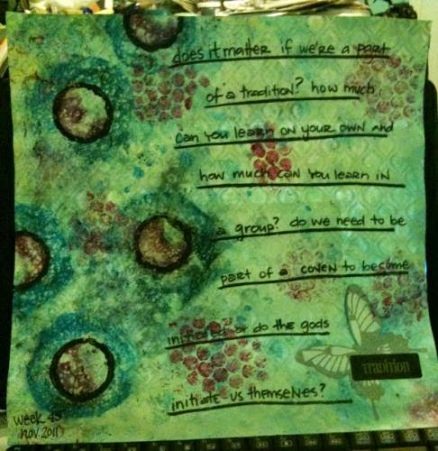 Pagan Art Journaling Week 45 Pagan Art Journaling Week 45