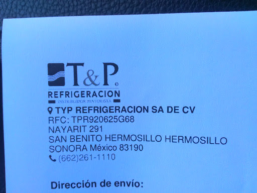 TYP Refrigeración, Vía Rápida Ote. 11812, Las Torres Parte Baja, Mineral de Santa Fe, 22416 Tijuana, B.C., México, Contratista de calefacción | BC