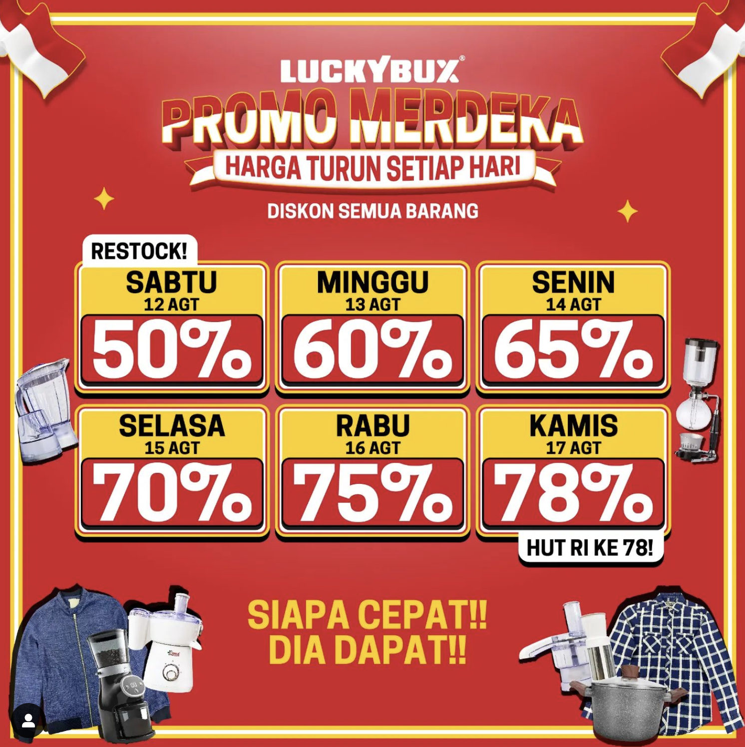 diskon besar-besaran promo kemerdekaan