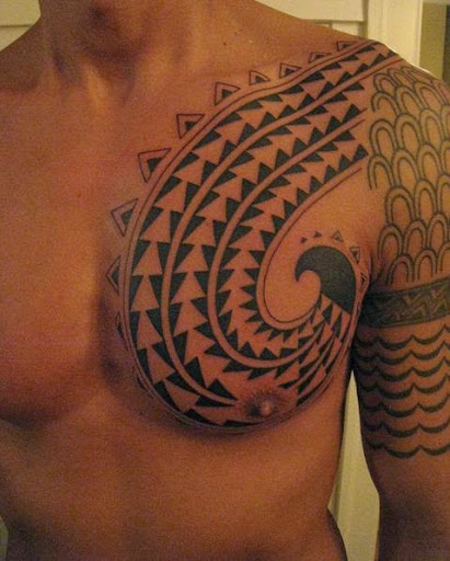 celtic chest tattoos