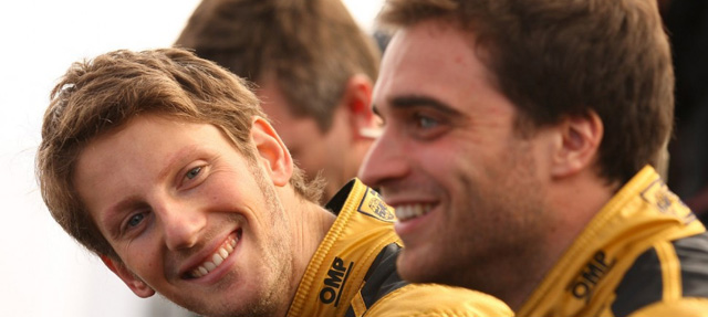 Jerome D'Ambrosio y Romain Grosjean, Lotus