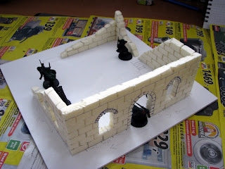 WiP 15.03.2011 r. - czas na makietę część 1 makiety do gier bitewnych władca pierścieni