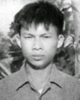 Liệt sĩ Võ Nguyên Trọng, hy sinh  tại    Mặt trận Kiên Lương - Kiên Giang     năm  1972.