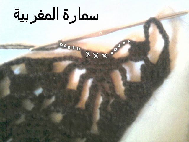 ورشة شال بغرزة العنكبوت لعيون الغالية سلمى سعيد Photo6873
