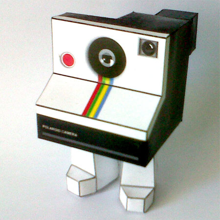 Polaroid Paper Toy