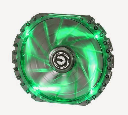  BitFenix BFF-LPRO-23030G-RP Spectre Pro 230mm LED Case Fan, Green