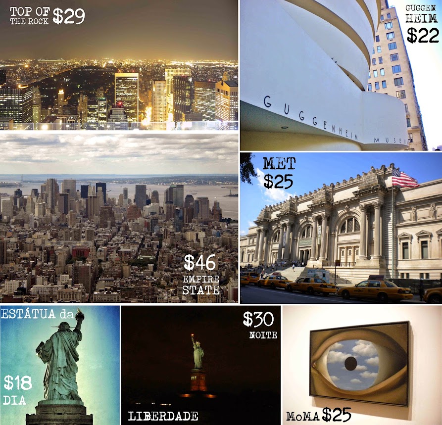quanto custa viajar nova york passeios museus