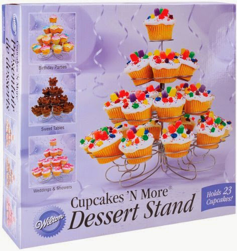Wilton - Cupcakes 'N More Dessert Stand-Holds 23 Cupcakes 1
