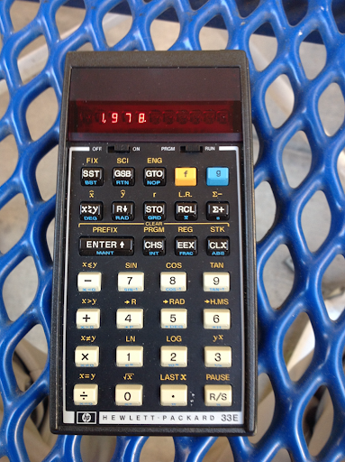 Eddie's Math and Calculator Blog: Retro: HP 33E