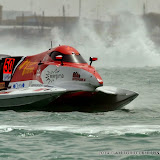 DOHA-QATAR Marit Stromoy of Norway of Team Nautica at UIM F1 H20 Powerboat Grand Prix of Qatar. March 13-15, 2014. Picture by Vittorio Ubertone/Idea Marketing.