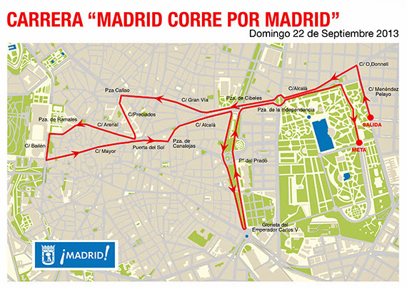 Cortes de tráfico por la carrera 'Madrid corre por Madrid'