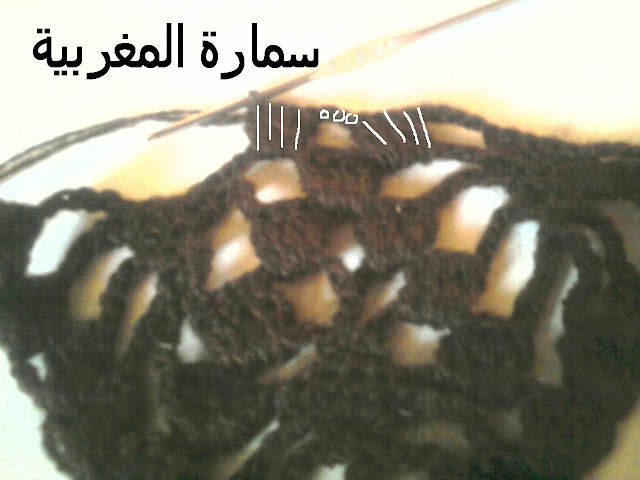 ورشة شال بغرزة العنكبوت لعيون الغالية سلمى سعيد Photo6875