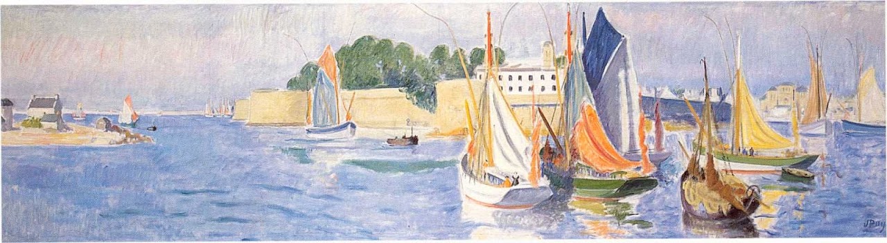 Jean Puy - Le port de Concarneau, 1935