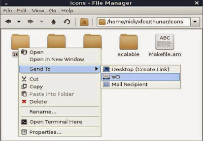 Menú enviar a… de Xubuntu: cómo añadir opciones