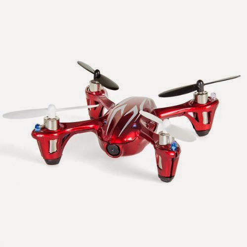 Hubsan X4 H107C 2.4G 4CH RC Quadcopter With HD 2 MP Camera RTF - RED/WHITE