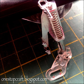 sepatu bordir/sulaman mesin (darning foot)