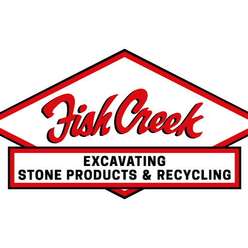 Fish Creek Excavating, Stone Products and Recycling logo
