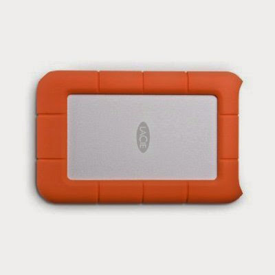  LaCie Rugged 1.5 TB USB 3.0 Mini Disk Portable Hard Drive (9000193)