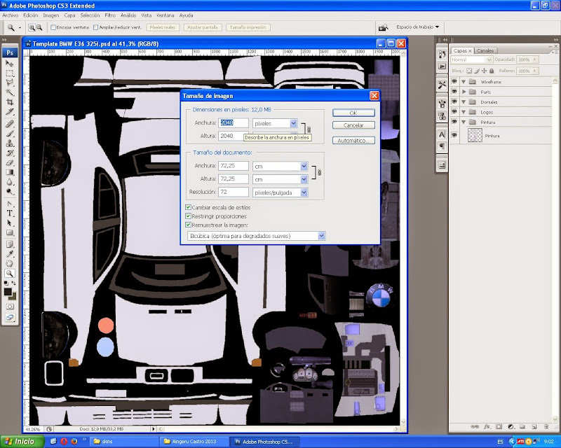 Tutorial. Obtener wireframe para template. 01
