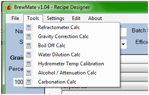 BrewMate Recipe Designer