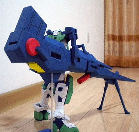 Gundam Dynames Torpedo Papercraft