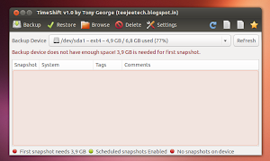 TimeShift in Ubuntu Linux