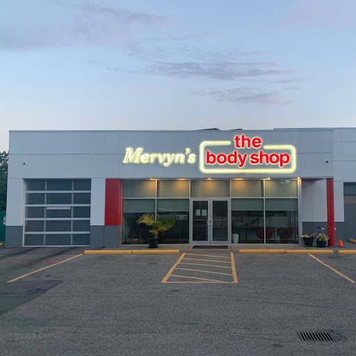 Mervyn's The Body Shop logo