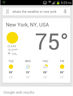 Google Now su Android 4.0