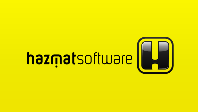 develops software used to produce documentation and shipping labels to ship hazardous materials logo design