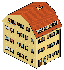 Edifício em Pixelart