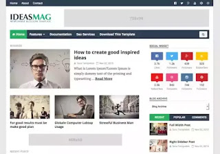 Ideas Mag is one of the generally utilized Responsive Blogger Theme