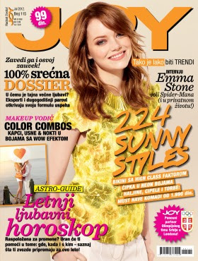 Joy Serbia July 2012 - Emma Stone