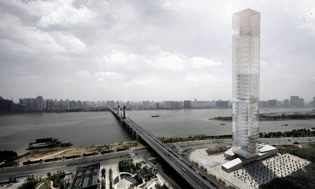 Changsha, Hunan, Cina: Xiang River Tower by Rrc Studio