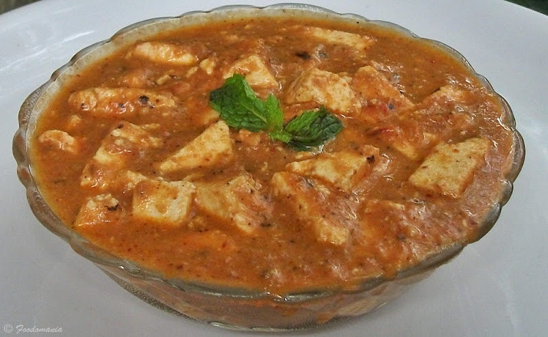 Shahi Paneer Masala Recipe