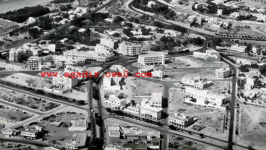 وسط المدينة قبل الزلزال 1960 باكادير W