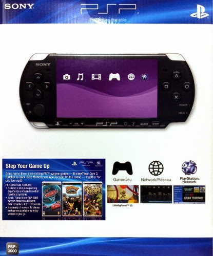  Sony Computer Entertainment PSP Console Bundle (Cars 2, Ratchet  &  Clank: Size Matters, Ape Escape: On the Loose)